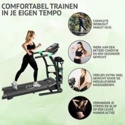 FitBoostR Loopband Inklapbaar 14 Km/h Fitness - Met Massageriem En Hartslagfunctie -Fit Verkoop 1200x1200 192