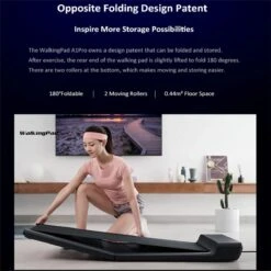 WalkingPad A1 PRO 746W Inklapbaar Elektrisch Loopband Fitness Walking Pad-0.5~6km/h -Automatische Snelheidsregeling Workout App-met LED Scherm/Afstandsbediening/Wiel-voor Thuis En Kantoor 32 WalkingPad A1 PRO 746W Inklapbaar Elektrisch Loopband Fitness Walking Pad-0.5~6km/h -Automatische Snelheidsregeling Workout App-met LED Scherm/Afstandsbediening/Wiel-voor Thuis En Kantoor -Fit Verkoop 1200x1200 208