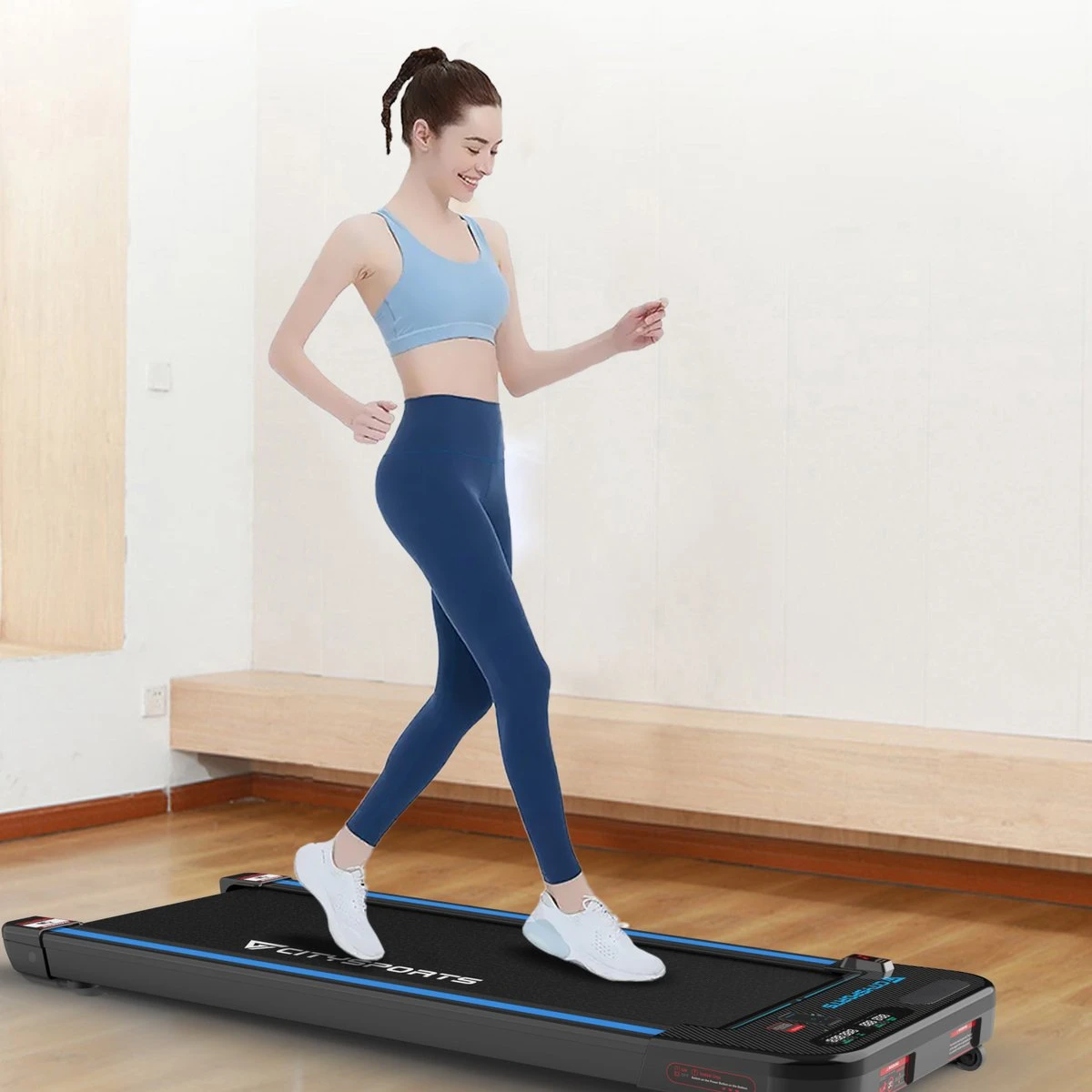 Citysports Loopband Inklapbaar LCD-scherm Meerdere Snelheidsinstellingen Bluetooth 8 Citysports Loopband Inklapbaar LCD-scherm Meerdere Snelheidsinstellingen Bluetooth - Afbeelding 6