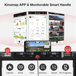 Merkloos Loopband - 2 In 1 Opvouwbare Draagbare Loopband - Elektrische Loopband - Met Monitor - Antislip - Verplaatsen En Op Te Bergen - Voor Thuis En Kantoor Gym 1-16 Km/u - 3.0HP - Zwart（excl.Smeerolie） -Fit Verkoop 1200x1200 243