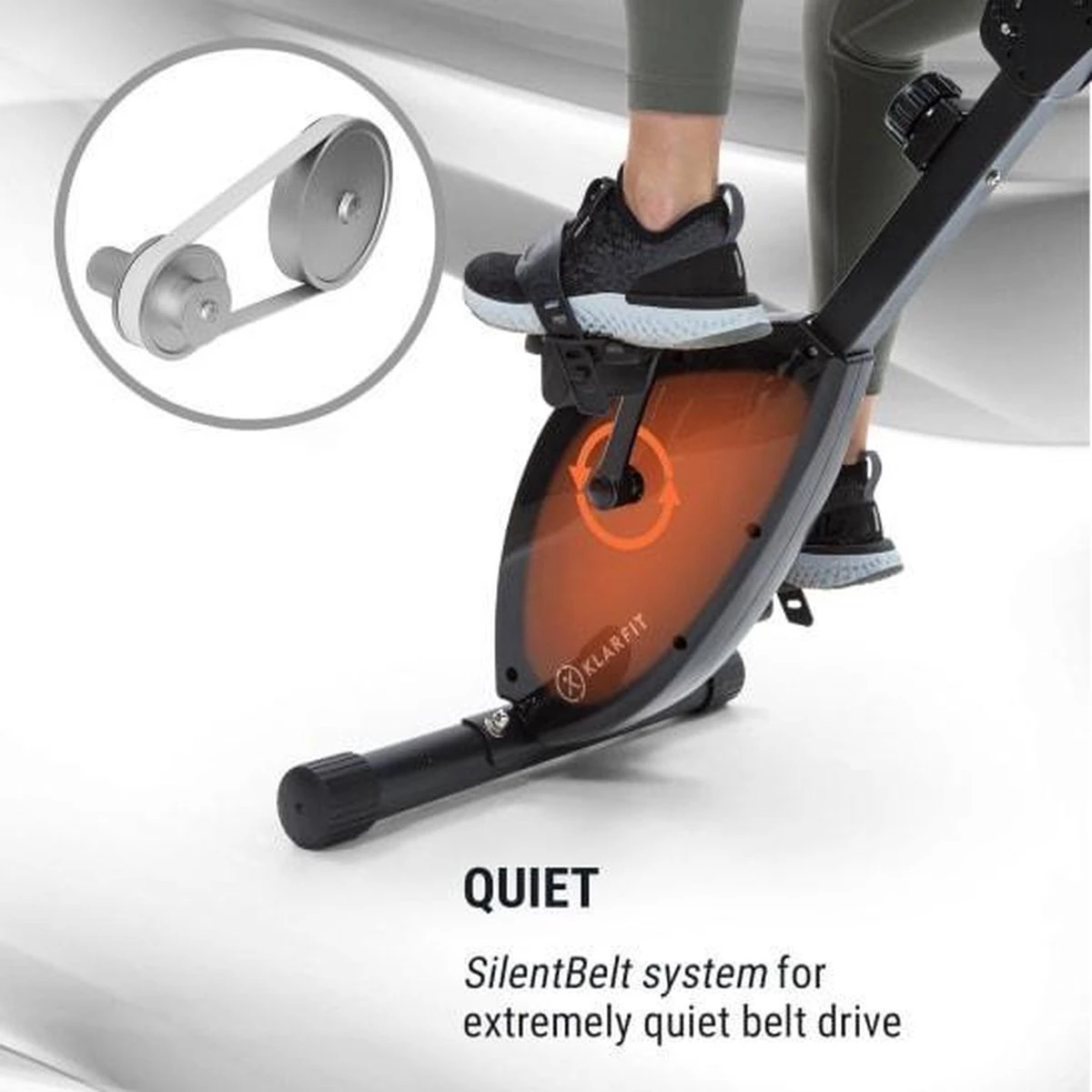 CAPITAL SPORTS Azura Fusion Fiets Hometrainer 3in1 Cardio-/standing Bike AB Trainer , Magnetische Weerstand , Belastbaarheid: Max. 100 Kg 6 CAPITAL SPORTS Azura Fusion Fiets Hometrainer 3in1 Cardio-/standing Bike AB Trainer , Magnetische Weerstand , Belastbaarheid: Max. 100 Kg - Afbeelding 4