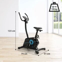 Klarfit Tauon Fiets Hometrainer - LC-display - Trainingscomputer - Tablethouder - Q-factor Van 22 Cm - 12 Kg Vliegwielmassa -Fit Verkoop 1200x1200 273
