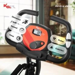 KM-Fit Hometrainer, Fitnessfiets, Opvouwbare Fitnessfiets, Tot 100kg 23 KM-Fit Hometrainer, Fitnessfiets, Opvouwbare Fitnessfiets, Tot 100kg -Fit Verkoop 1200x1200 326