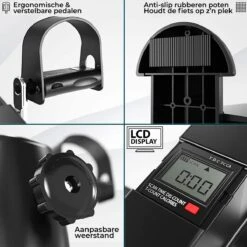 AYOO® Stoelfiets Met LCD Display - Inclusief GRATIS Anti-Slipmat - Minibike - Inklapbaar - Bureaufiets - Stoel Fiets – Beentrainer – Fietstrainer – Bewegingstrainer – Slipmat - Pedaalfiets -Fit Verkoop 1200x1200 415