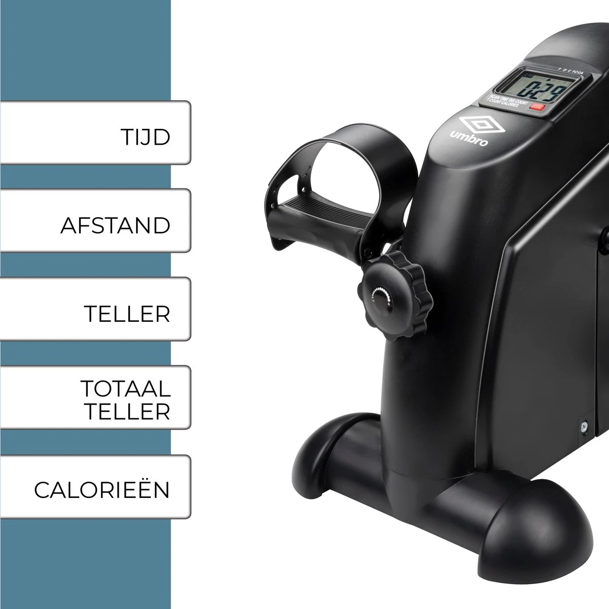 Umbro Stoelfiets - Met Computer - Hometrainer - Bureaufiets - Fietstrainer - Stoelfiets Met Handvaten - Zwart 4 Umbro Stoelfiets - Met Computer - Hometrainer - Bureaufiets - Fietstrainer - Stoelfiets Met Handvaten - Zwart - Afbeelding 2