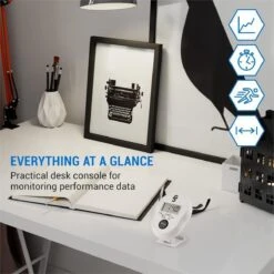 CAPITAL SPORTS Azura Desk Bike - Cardio Bike Voor Gebruik Aan Je Bureau - Hometrainer - 7,5 Kg Vliegwielmassa- Riemaandrijving - Max. 100 Kg -Fit Verkoop 1200x1200 438