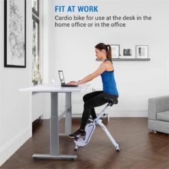 CAPITAL SPORTS Azura Desk Bike - Cardio Bike Voor Gebruik Aan Je Bureau - Hometrainer - 7,5 Kg Vliegwielmassa- Riemaandrijving - Max. 100 Kg -Fit Verkoop 1200x1200 440