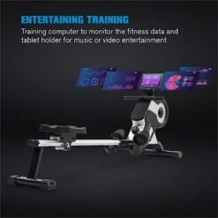 CAPITAL SPORTS Stream M1 Roeitrainer 105cm - LC Display - 8 Standen - Roeimachine - Roeiapparaat - Magneetweerstand -Fit Verkoop 1200x1200 501