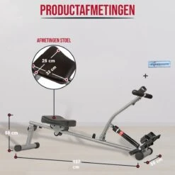 Roeimachine Hometrainer Roeitrainer Roeiapparaat Fitness - Met Trainingscomputer 19 Roeimachine Hometrainer Roeitrainer Roeiapparaat Fitness - Met Trainingscomputer -Fit Verkoop 1200x1200 509
