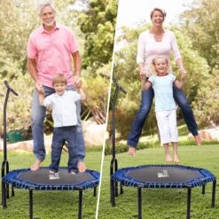 FOXSPORT Trampoline - Jump - Fitness - Volwassene Of Kindertrampoline - Fitness Trampoline Met Handvat - Mini Trampoline - Kleine Trampoline - Sport Trampoline - Inclusief Handgrip - Fitnesstrampolines - 119 Cm -Fit Verkoop 1200x1200 59