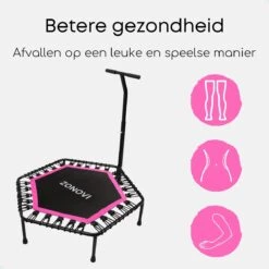 Zonovi Fitness Trampoline 250 Kilo – Mini Trampoline – Kleine Trampoline – Sport Trampoline – Met Elastieken – Zwart – Roze – 106 Cm – 42 Inch. -Fit Verkoop 1200x1200 63
