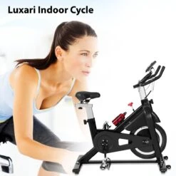 Luxari - Indoor Cycle 2 - Computer Met O.a. Hartslagfunctie - Verstelbare Weerstand - 10 Kg Vliegwiel - I-pad/telefoon Houder - Fitness Fiets - Hometrainer -Fit Verkoop 1200x1200 654