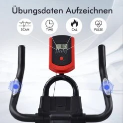 Indoor Cycling Fiets Met Magnetische Weerstand - Stationaire Cardiogym Hometrainer - 6 Kg Vliegwiel En Verstelbaar Comfortabel Zitje - Zwart En Rood -Fit Verkoop 1200x1200 667