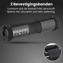 Breaking Limits Barbell Pad – Voor Squat & Hip Thrust – Nekbeschermer Voor Halterstang – Squat Pad/Kussen – Zwart -Fit Verkoop 1200x1200 739