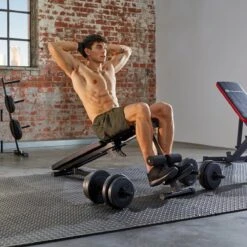 Tectake - Fitnessbank Halterbank Buikspierbank - Multihoek Verstelbaar - 402268 -Fit Verkoop 1200x1200 753