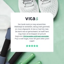 Vita5 Halterbank – Fitnessbank – Verstelbaar Met Rugleuning – Voor Gewichten – Incl. Weerstandsbanden En Beenhouder – Inklapbaar -Fit Verkoop 1200x1200 775