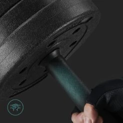 Hoppa! Halterset,verstelbare Kunststof Dumbbell Set, Met Aansluitende Stalen Buis, Halters, Dumbbell Set, 20 Kg/30 Kg, Workout Fitness Training, 1 Paar, -Fit Verkoop 1200x1200 787