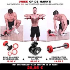 Sportstech AH300 Halterset - Korte&lange Halter Dumbbell Ineen - 30 Kg - Halters - Gewichten -Fit Verkoop 1200x1200 803