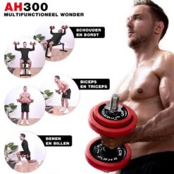 Sportstech AH300 Halterset - Korte&lange Halter Dumbbell Ineen - 30 Kg - Halters - Gewichten -Fit Verkoop 1200x1200 804