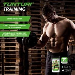 Tunturi Dumbbellset - Halterset - Totaal 15 Kg - Zwart Vinyl - Incl. Gratis Fitness App -Fit Verkoop 1200x1200 811