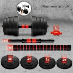Sens Design Halterset Dumbell Set Gewichten Set Zwart - 30 Kg -Fit Verkoop 1200x1200 828