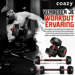 Coazy Dumbell En Barbell Set Verstelbaar - Dumbells - Gewichten Fitness - Halterstang Met Gewichten - Halter -Fit Verkoop 1200x1200 834
