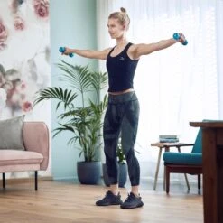 Basic-Fit® Dumbbells - Dumbells Set - 2 X 1 Kg - Rubber - Blauw 9 Basic-Fit® Dumbbells - Dumbells Set - 2 X 1 Kg - Rubber - Blauw -Fit Verkoop 1200x1200 849