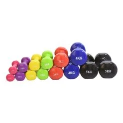 Vinyl Dumbbell Focus Fitness - 2 X 4 Kg - Blauw -Fit Verkoop 1200x1200 882