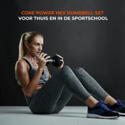 Core Power Hexa Dumbells Set - 2x 6 Kg - Gewichten Met Rubber Coating En Verchroomde Grip - Geschikt Voor Professioneel Gebruik, CrossFit En Thuis Fitness - Verkrijgbaar Van 1 Tm 25 Kg 12 Core Power Hexa Dumbells Set - 2x 6 Kg - Gewichten Met Rubber Coating En Verchroomde Grip - Geschikt Voor Professioneel Gebruik, CrossFit En Thuis Fitness - Verkrijgbaar Van 1 Tm 25 Kg -Fit Verkoop 1200x1200 891
