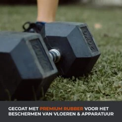 Core Power Hexa Dumbells Set - 2x 6 Kg - Gewichten Met Rubber Coating En Verchroomde Grip - Geschikt Voor Professioneel Gebruik, CrossFit En Thuis Fitness - Verkrijgbaar Van 1 Tm 25 Kg 14 Core Power Hexa Dumbells Set - 2x 6 Kg - Gewichten Met Rubber Coating En Verchroomde Grip - Geschikt Voor Professioneel Gebruik, CrossFit En Thuis Fitness - Verkrijgbaar Van 1 Tm 25 Kg -Fit Verkoop 1200x1200 892