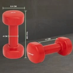 Tunturi Dumbbell Set - 2 X 3,0 Kg - Vinyl - Rood - Incl. Gratis Fitness App 12 Tunturi Dumbbell Set - 2 X 3,0 Kg - Vinyl - Rood - Incl. Gratis Fitness App -Fit Verkoop 1200x1200 898