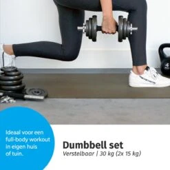 Verstelbare Dumbbell Set 30 Kg Met Koffer - Gietijzeren Gewichten - 2x 15 Kg -Fit Verkoop 1200x1200 901
