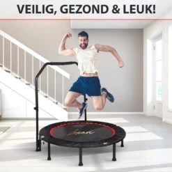 Luxari - Fitness Trampoline Pro - Inclusief Stang En Beschermhoes - 105 Cm Diameter - Opvouwbaar - Belastbaar Tot 150 Kg - Hometrainer - Fitness Trampoline 15 Luxari - Fitness Trampoline Pro - Inclusief Stang En Beschermhoes - 105 Cm Diameter - Opvouwbaar - Belastbaar Tot 150 Kg - Hometrainer - Fitness Trampoline -Fit Verkoop 1200x1200 94