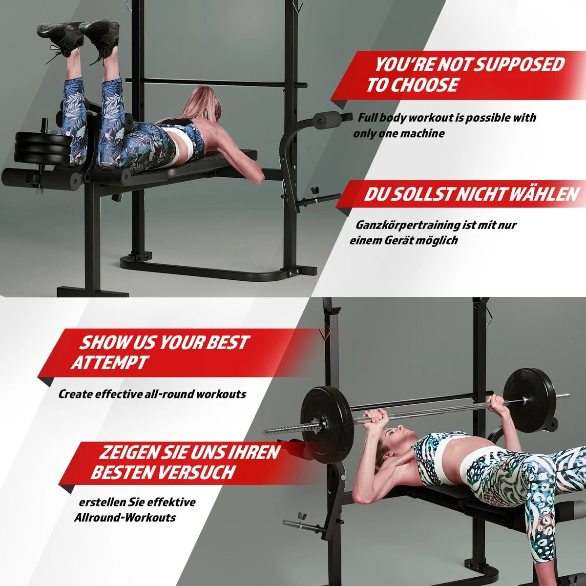 Physionics - Multifunctionele Halterbank - Butterfly Oefening, Sit-ups - Krachttraining - Training Benen - Verstelbare Rugleuning In 4 Standen, Maximum Draagvermogen 255kg - Zwart 9 Physionics - Multifunctionele Halterbank - Butterfly Oefening, Sit-ups - Krachttraining - Training Benen - Verstelbare Rugleuning In 4 Standen, Maximum Draagvermogen 255kg - Zwart - Afbeelding 7