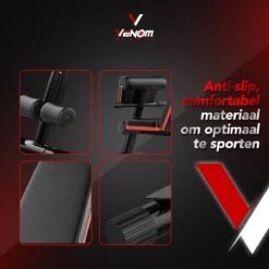 Venom Sports 4 In 1 Multifunctionele Trainingsbank - Geschikt Voor Trainen Van Bicep, Borst, Onderrug En Buik - Fitnessbank - Bench Press - Trainingsbank - Zwart/rood -Fit Verkoop 1200x1200 967