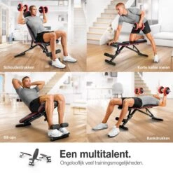 Sportstech BRT400 | Opklapbare Halterbank | Compleet Opgebouwd Geleverd | Buiktrainer | Veilig Vergrendelsysteem -Fit Verkoop 1200x1200 995