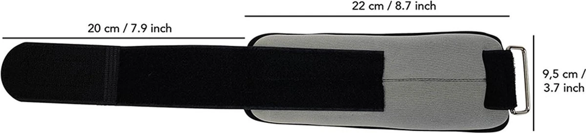 Tunturi Enkelgewichten En Polsgewichten - Gewichten - 2 X 1kg - Grijs 9 Tunturi Enkelgewichten En Polsgewichten - Gewichten - 2 X 1kg - Grijs - Afbeelding 7