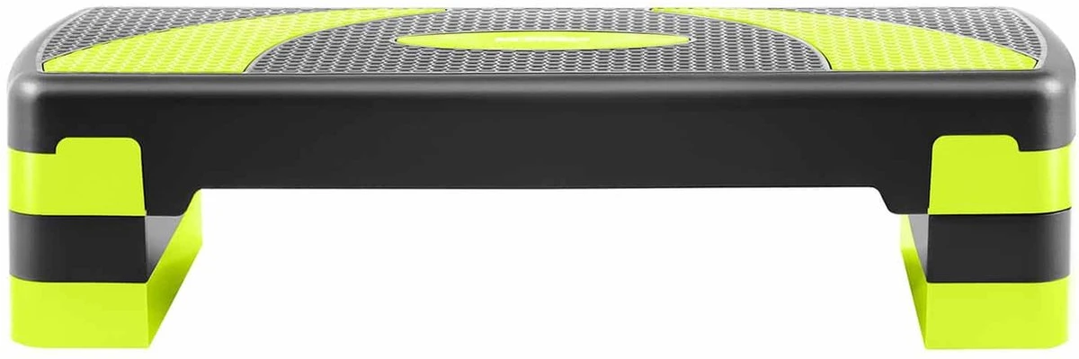 Gymrex Fitness Step - In Hoogte Verstelbaar - 100 Kg - Zwart / Geel 5 Gymrex Fitness Step - In Hoogte Verstelbaar - 100 Kg - Zwart / Geel - Afbeelding 3