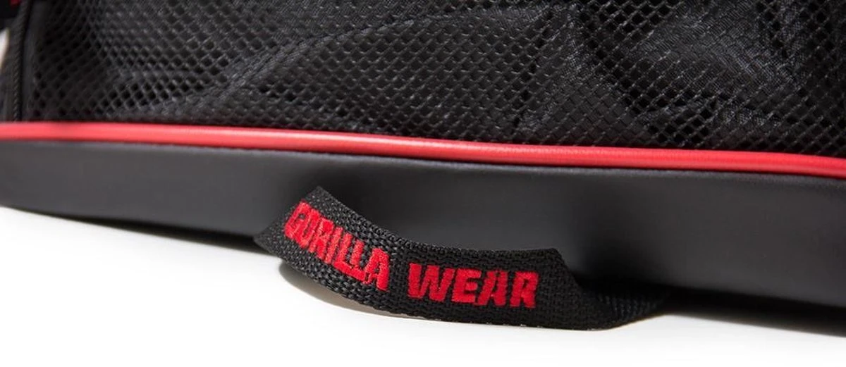 Gorilla Wear Jerome Sporttas - Zwart/Rood 14 Gorilla Wear Jerome Sporttas - Zwart/Rood - Afbeelding 12