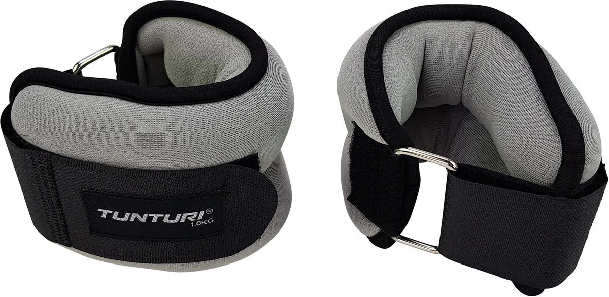 Tunturi Enkelgewichten En Polsgewichten - Gewichten - 2 X 1kg - Grijs 6 Tunturi Enkelgewichten En Polsgewichten - Gewichten - 2 X 1kg - Grijs - Afbeelding 4