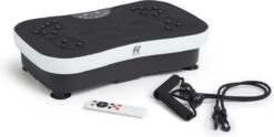 Rebblo Fitness Trilplaat - Vibratieplaat - 99 Snelheidsniveaus - Voetmassage Functie - Incl. Weerstandsbanden En Afstandsbediening.- Max. 120 Kg - 58 X 42 X 16 Cm -Fit Verkoop 1200x600 1