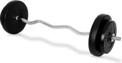 Klarfit Dumbell Set - Halterset 97,5kg : 2 Korte Halters, 8 Korte Haltergewichten , 1 Lange Halterstang, 1 Curlbellstang En 6 Lange Haltergewichten -Fit Verkoop 1200x620 2