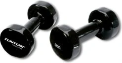 Tunturi Dumbbell Set - 2 X 5,0 Kg - Vinyl - Zwart - Incl. Gratis Fitness App -Fit Verkoop 1200x623 1