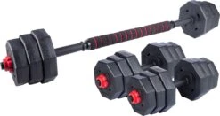 Umbro Halterset - 20 KG - Verstelbare Dumbells En Barbell - Gewichten Van 1.25 KG, 1.5KG En 2KG - Kunststof -Fit Verkoop 1200x635