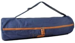 #DoYourYoga - Yogatas - »Sunita« - Yogabag Van Canvas - 63 X 13 Cm. - Marineblauw