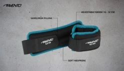 Avento Pols/Enkel Gewicht Neopreen - 2x 0.5 Kg - Zwart/Blauw 17 Avento Pols/Enkel Gewicht Neopreen - 2x 0.5 Kg - Zwart/Blauw -Fit Verkoop 1200x690 1