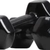 Active Panther Dumbbell Set 2 X 5 KG - 10 Kg Totaal - Vinyl - Zwart -Fit Verkoop 1200x700