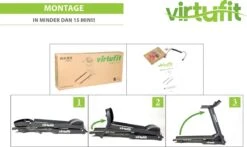 VirtuFit TR-100 Loopband - LCD Display - 15 Programma's - Inklapbaar - Belastbaar Tot 130 KG - 99% Voorgemonteerd -Fit Verkoop 1200x713