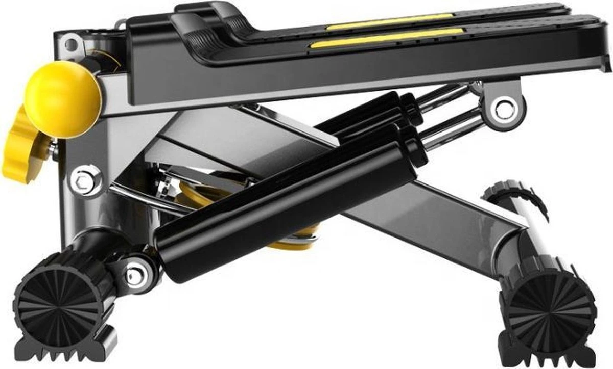 Sens Design Fitness Stepper - Mini Stepper - Hometrainer - Zwart-Geel 7 Sens Design Fitness Stepper - Mini Stepper - Hometrainer - Zwart-Geel - Afbeelding 5