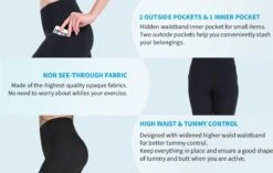 Merkloos Yoga Broek - Uniek Ontwerp Met Zak Mt. S - Extreem Goede Elasticiteit En Ademmogelijkheid - Buik Control - Hoge Taille - Legging Dames - Yoga - Workout - Fitness - Gym - Hardlooplegging - Sportbroek -Fit Verkoop 1200x765 4